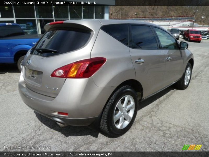 Saharan Stone Metallic / Black 2009 Nissan Murano SL AWD