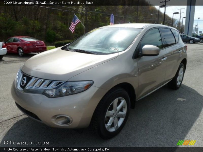 Saharan Stone Metallic / Black 2009 Nissan Murano SL AWD