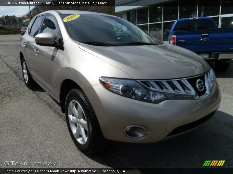 Saharan Stone Metallic / Black 2009 Nissan Murano SL AWD