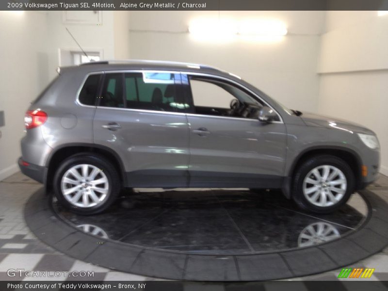 Alpine Grey Metallic / Charcoal 2009 Volkswagen Tiguan SEL 4Motion