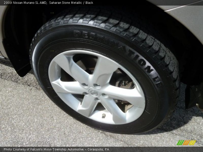 Saharan Stone Metallic / Black 2009 Nissan Murano SL AWD