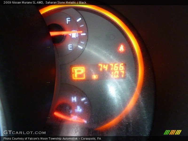 Saharan Stone Metallic / Black 2009 Nissan Murano SL AWD