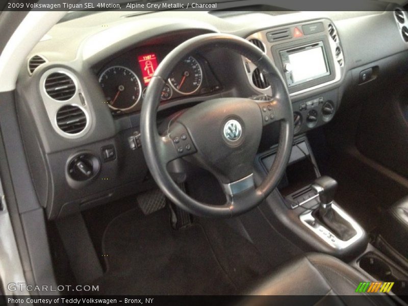 Alpine Grey Metallic / Charcoal 2009 Volkswagen Tiguan SEL 4Motion