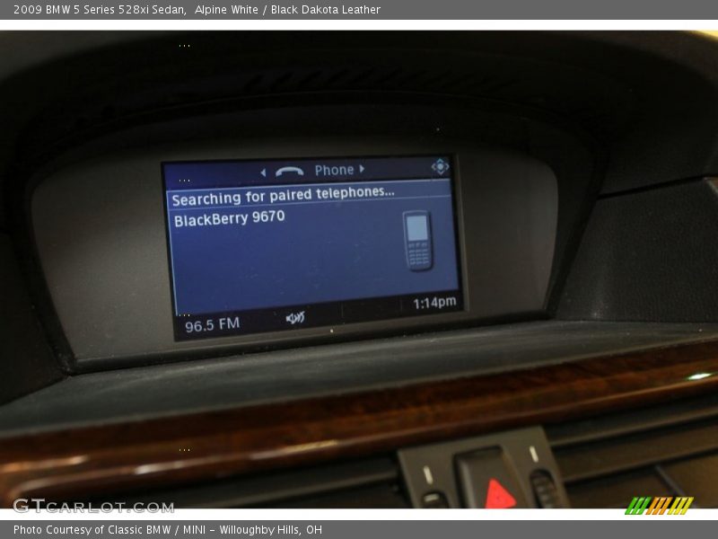 Alpine White / Black Dakota Leather 2009 BMW 5 Series 528xi Sedan