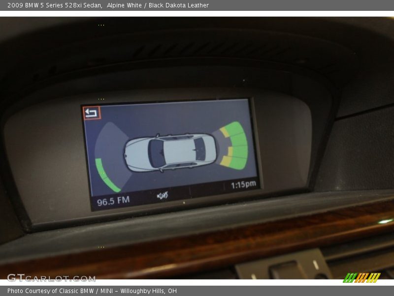 Alpine White / Black Dakota Leather 2009 BMW 5 Series 528xi Sedan