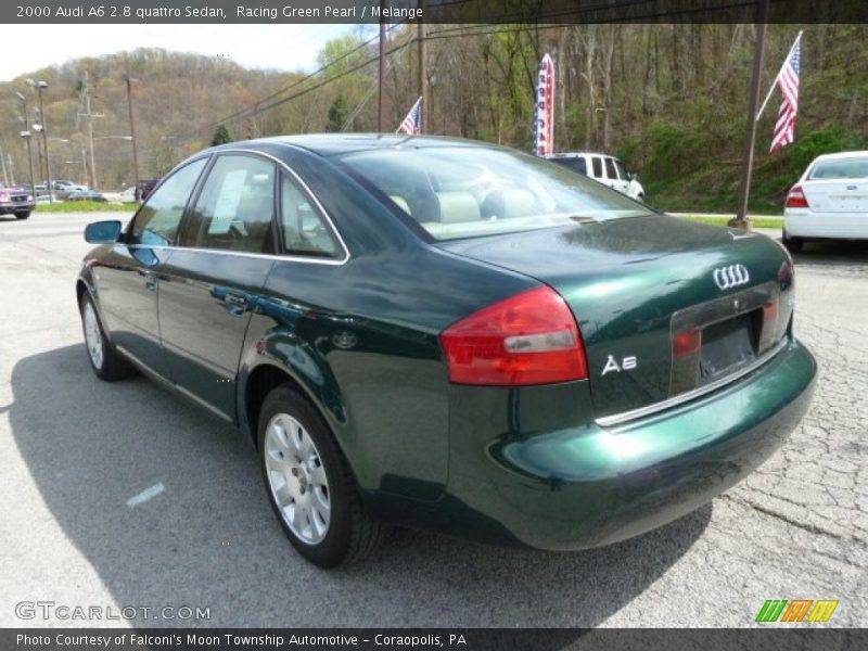 Racing Green Pearl / Melange 2000 Audi A6 2.8 quattro Sedan