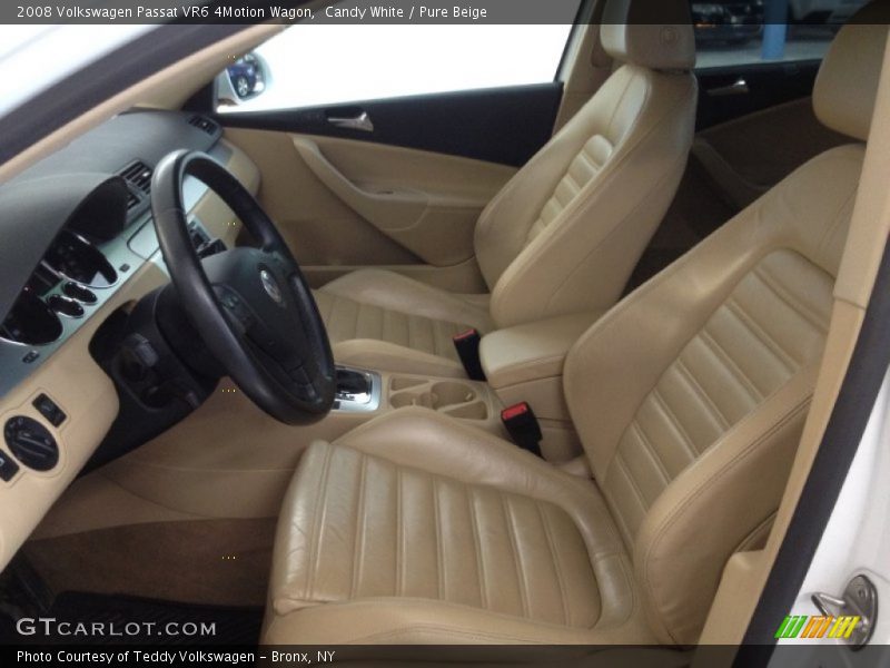  2008 Passat VR6 4Motion Wagon Pure Beige Interior