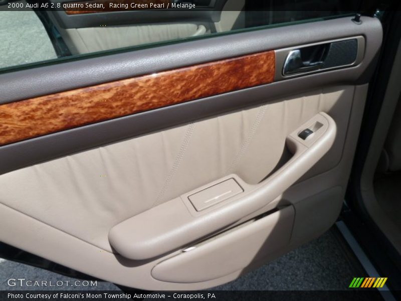 Racing Green Pearl / Melange 2000 Audi A6 2.8 quattro Sedan