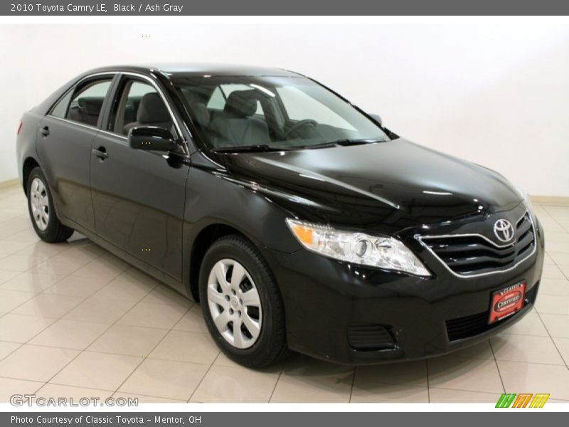 Black / Ash Gray 2010 Toyota Camry LE