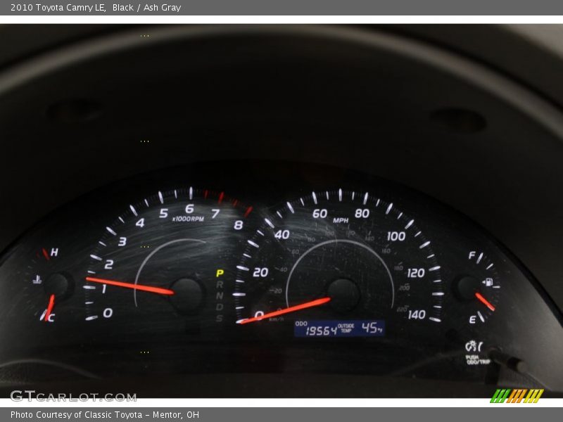 Black / Ash Gray 2010 Toyota Camry LE
