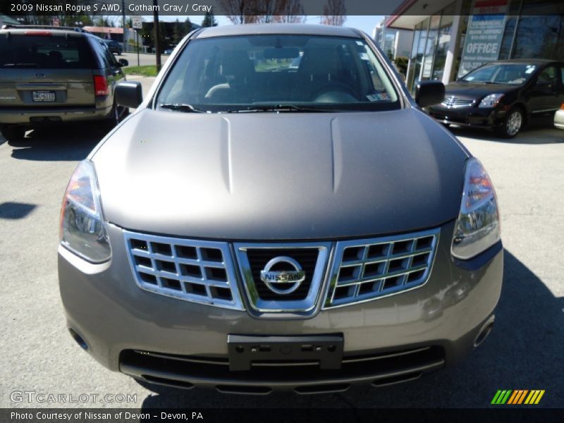 Gotham Gray / Gray 2009 Nissan Rogue S AWD
