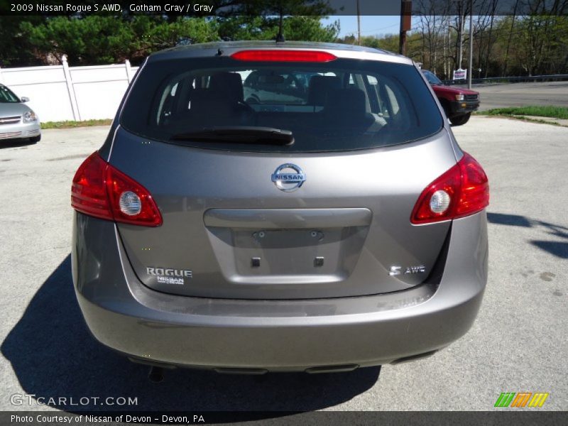Gotham Gray / Gray 2009 Nissan Rogue S AWD