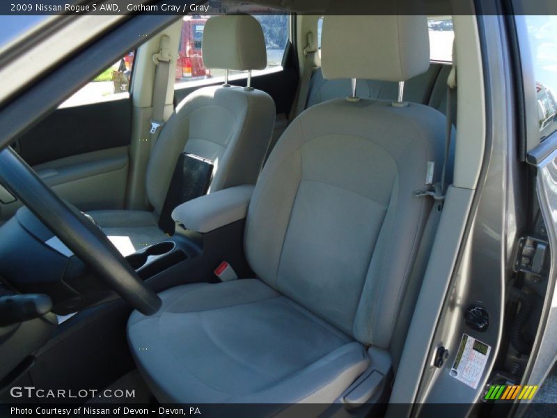Gotham Gray / Gray 2009 Nissan Rogue S AWD