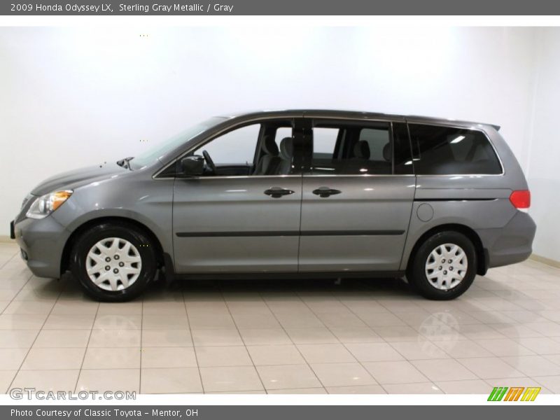 Sterling Gray Metallic / Gray 2009 Honda Odyssey LX