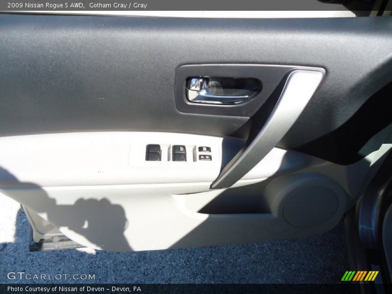 Gotham Gray / Gray 2009 Nissan Rogue S AWD