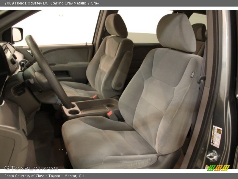 Sterling Gray Metallic / Gray 2009 Honda Odyssey LX