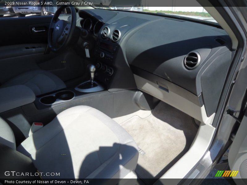 Gotham Gray / Gray 2009 Nissan Rogue S AWD
