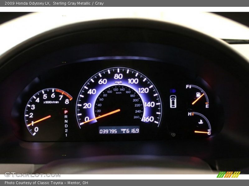 Sterling Gray Metallic / Gray 2009 Honda Odyssey LX