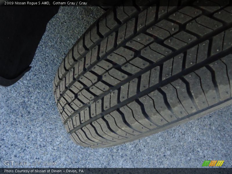 Gotham Gray / Gray 2009 Nissan Rogue S AWD