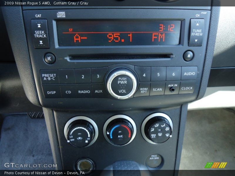 Gotham Gray / Gray 2009 Nissan Rogue S AWD