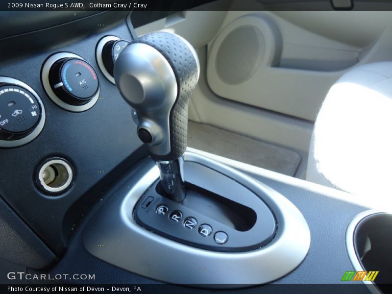 Gotham Gray / Gray 2009 Nissan Rogue S AWD