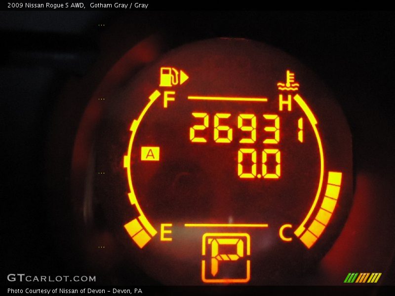 Gotham Gray / Gray 2009 Nissan Rogue S AWD