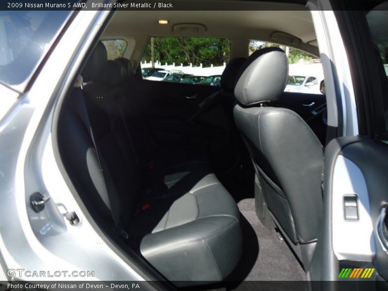 Brilliant Silver Metallic / Black 2009 Nissan Murano S AWD