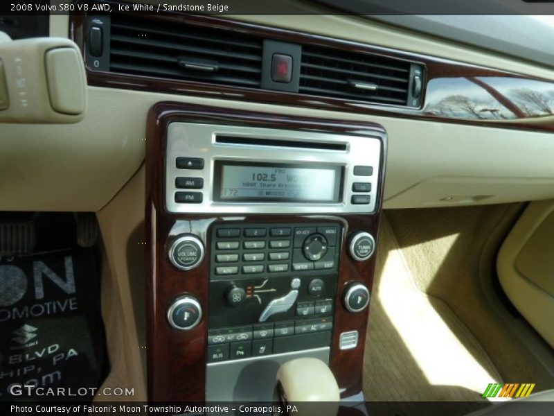 Ice White / Sandstone Beige 2008 Volvo S80 V8 AWD