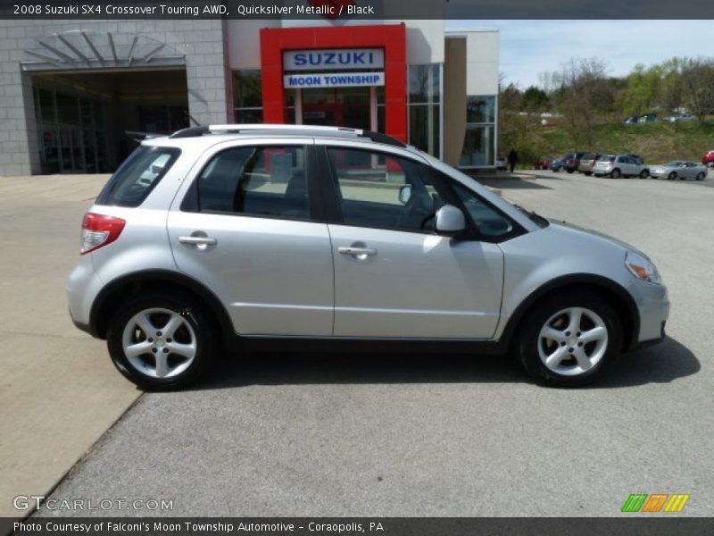Quicksilver Metallic / Black 2008 Suzuki SX4 Crossover Touring AWD