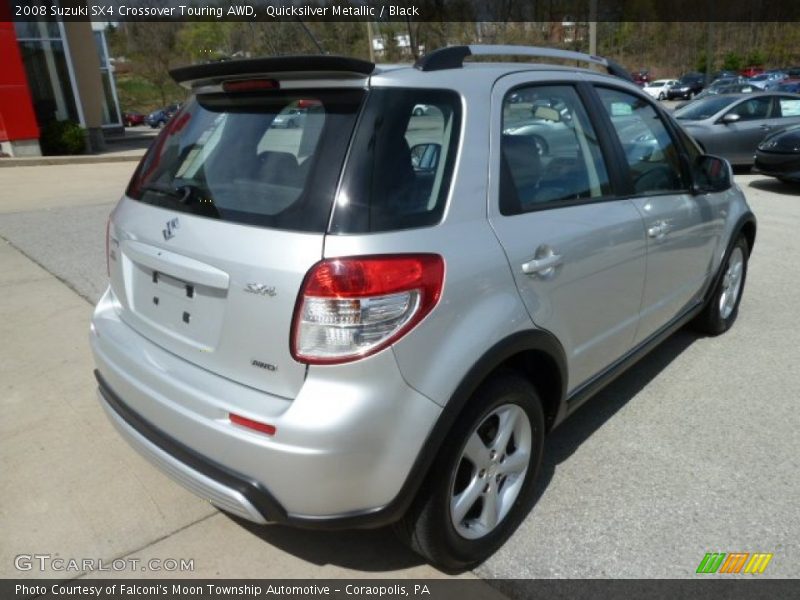 Quicksilver Metallic / Black 2008 Suzuki SX4 Crossover Touring AWD