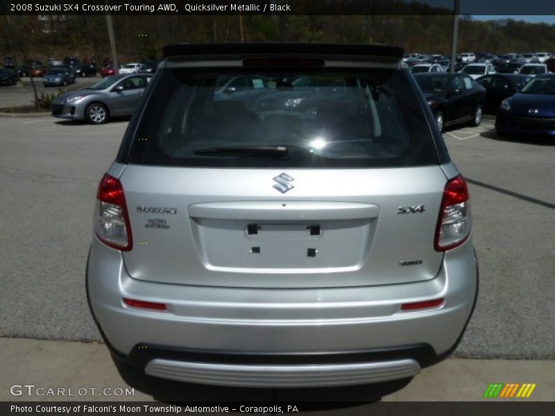 Quicksilver Metallic / Black 2008 Suzuki SX4 Crossover Touring AWD
