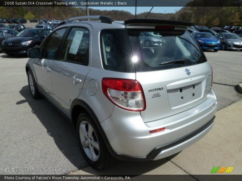 Quicksilver Metallic / Black 2008 Suzuki SX4 Crossover Touring AWD