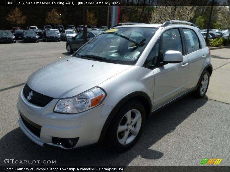 Quicksilver Metallic / Black 2008 Suzuki SX4 Crossover Touring AWD