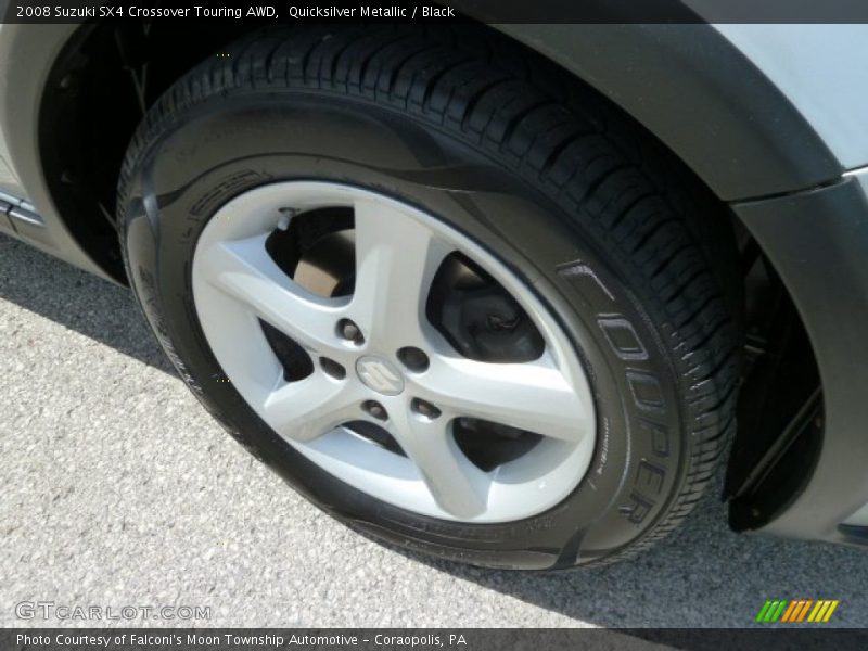 Quicksilver Metallic / Black 2008 Suzuki SX4 Crossover Touring AWD