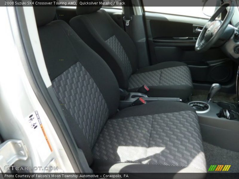 Quicksilver Metallic / Black 2008 Suzuki SX4 Crossover Touring AWD