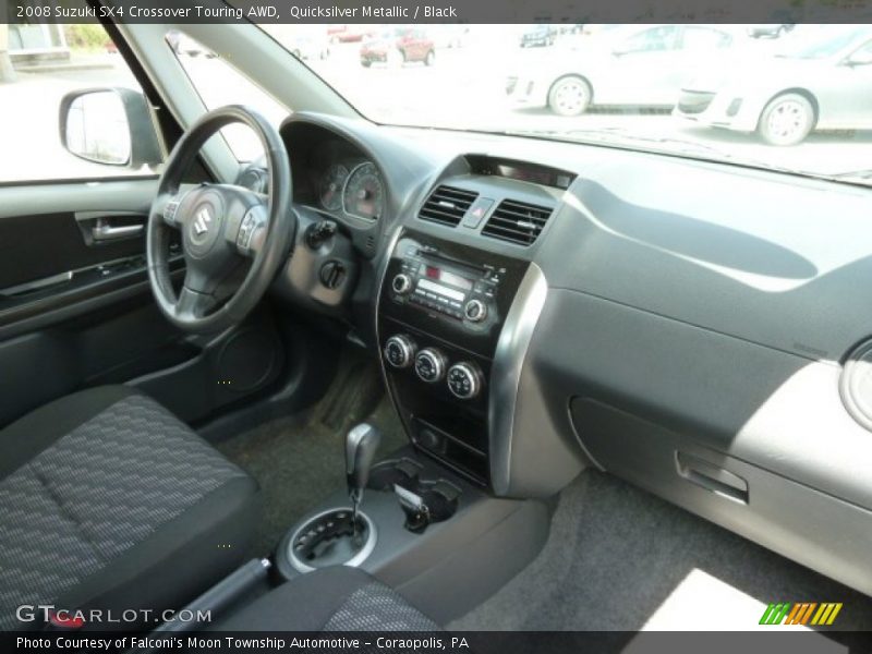Quicksilver Metallic / Black 2008 Suzuki SX4 Crossover Touring AWD