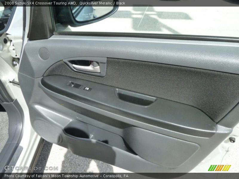 Quicksilver Metallic / Black 2008 Suzuki SX4 Crossover Touring AWD