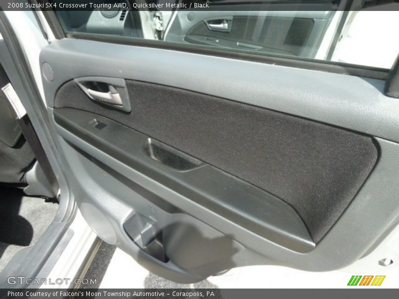 Quicksilver Metallic / Black 2008 Suzuki SX4 Crossover Touring AWD