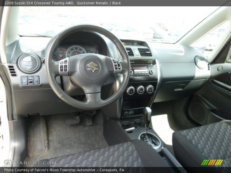 Quicksilver Metallic / Black 2008 Suzuki SX4 Crossover Touring AWD