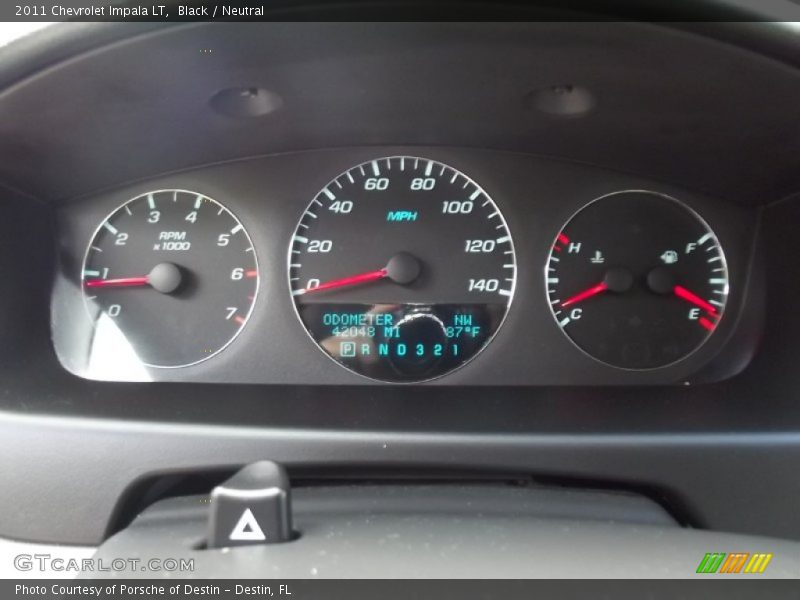 Black / Neutral 2011 Chevrolet Impala LT