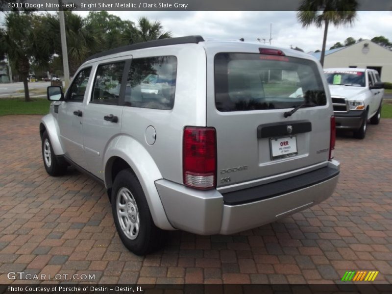 Bright Silver Metallic / Dark Slate Gray 2011 Dodge Nitro Heat