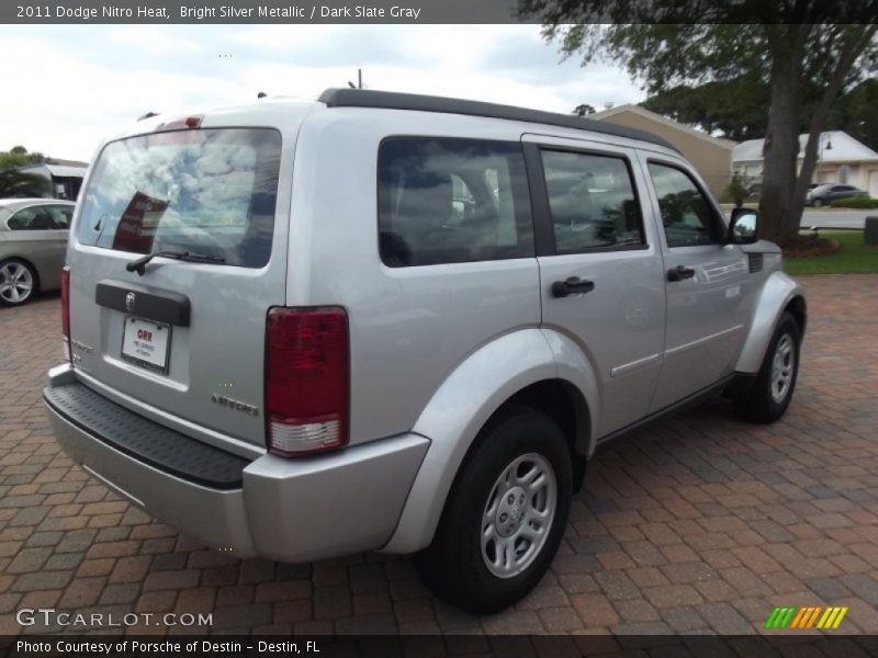 Bright Silver Metallic / Dark Slate Gray 2011 Dodge Nitro Heat