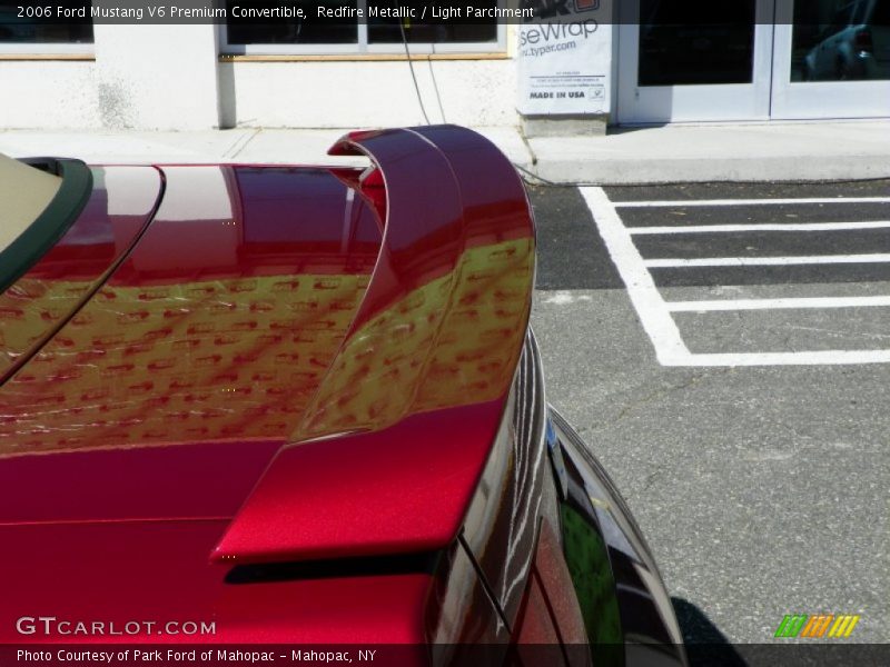 Redfire Metallic / Light Parchment 2006 Ford Mustang V6 Premium Convertible