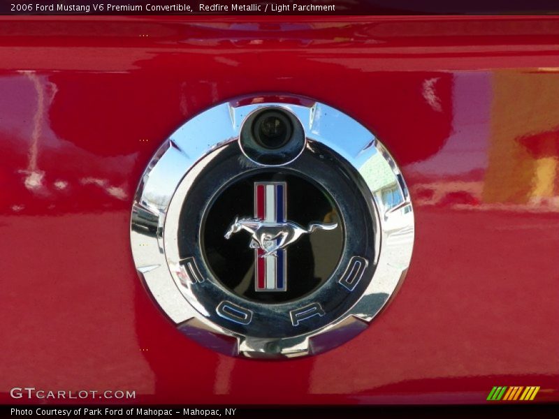 Redfire Metallic / Light Parchment 2006 Ford Mustang V6 Premium Convertible