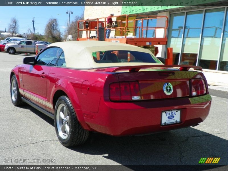 Redfire Metallic / Light Parchment 2006 Ford Mustang V6 Premium Convertible