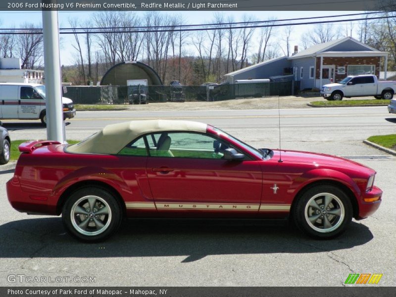 Redfire Metallic / Light Parchment 2006 Ford Mustang V6 Premium Convertible