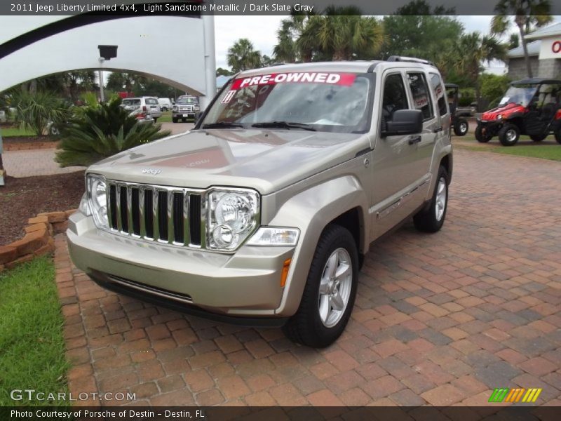 Light Sandstone Metallic / Dark Slate Gray 2011 Jeep Liberty Limited 4x4