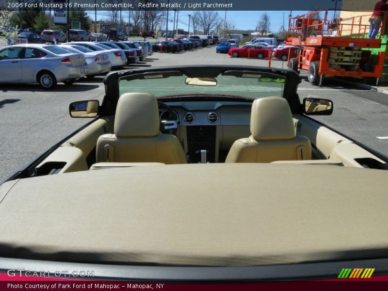 Redfire Metallic / Light Parchment 2006 Ford Mustang V6 Premium Convertible