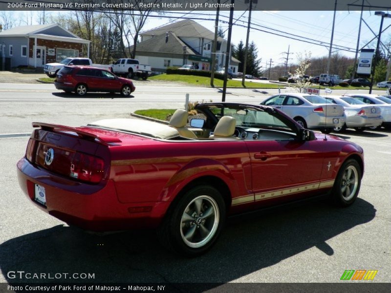 Redfire Metallic / Light Parchment 2006 Ford Mustang V6 Premium Convertible