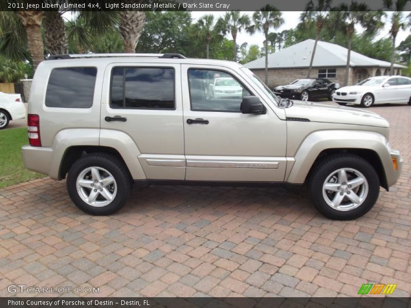 Light Sandstone Metallic / Dark Slate Gray 2011 Jeep Liberty Limited 4x4